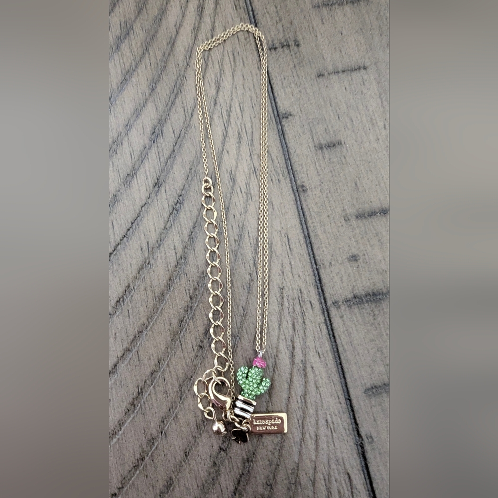 Kate Spade Senic Route Cactus Necklace
